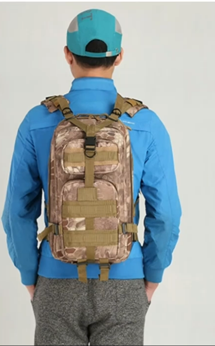 Designer de moda ao ar livre saco tático equipamento treinamento mochila acampamento esportes mochila viagem 3p mochila_voghion.com