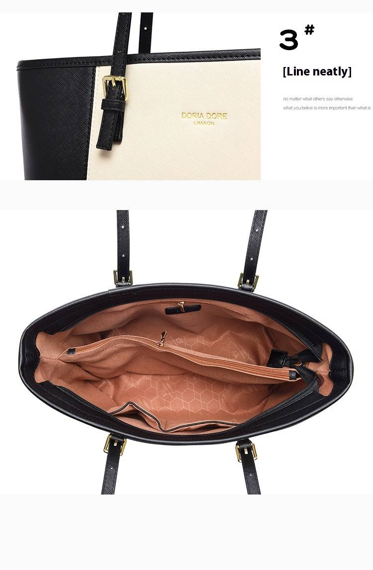 Nuova borsa a tracolla da donna, borsa da donna europea e americana di grande capacità, borsa tote retrò, borsa a tracolla, borsa da lavoro per pendolari_voghion.com