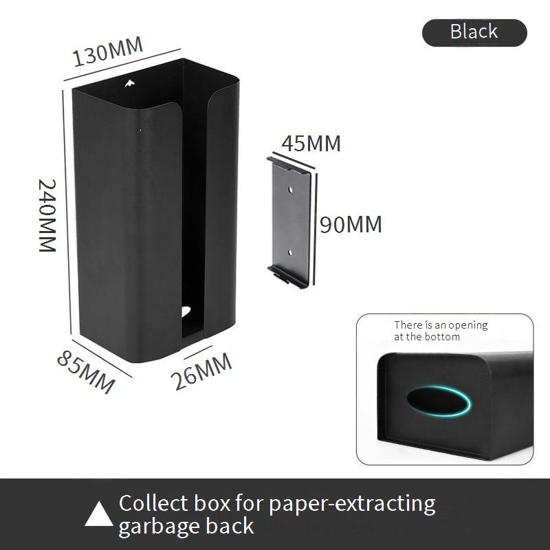 Porta fazzoletti magnetico da parete per la famiglia, dispenser di carta igienica per bagno, cucina, acciaio inossidabile antiruggine_voghion.com
