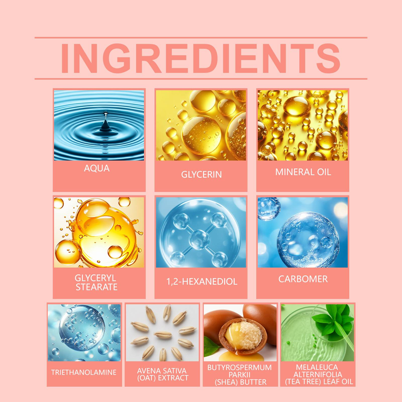 Crema per la cura della pelle per le donne - Nutre la pelle addominale, formula delicata, consistenza idratante e rinfrescante_voghion.com