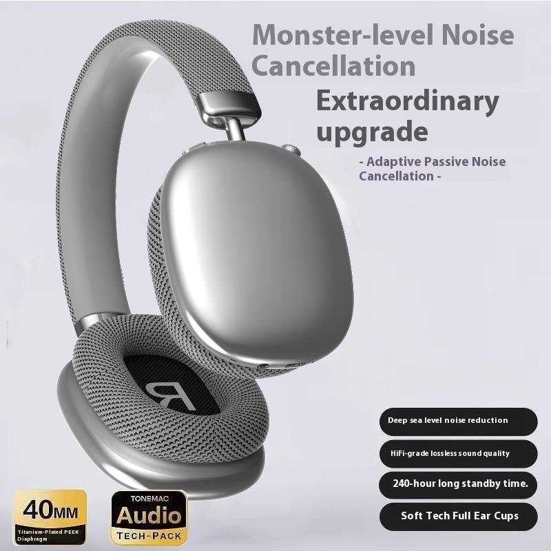 Wireless Bluetooth Headphones Over Ear, 50H Playtime, Hi-Fi Stereo Sound, Noise Cancelling For Music/Gaming, Lightweight Comfort Fit_voghion.com