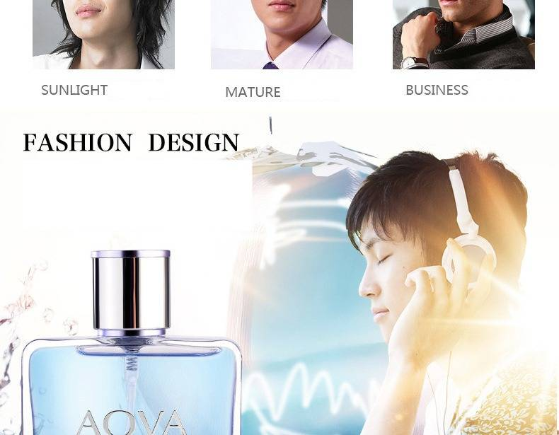 Parfum léger de niche Fougère longue durée pour homme Azure Blue 50 ml pour lieu de travail, boîte de nuit, Sea King, parfum charmant pour femme_voghion.com