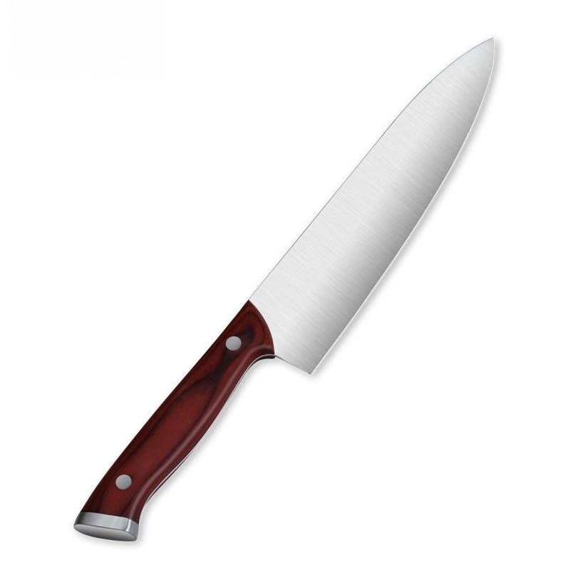 185mm Professional Chef Knife - High-Carbon Stainless Steel Blade, Anti-Slip Handle, Precision Sharpened For Home & Restaurant Use_voghion.com