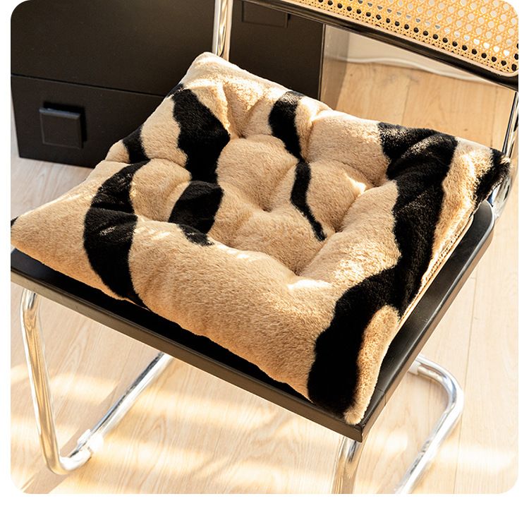 Cuscino per sedia con stampa zebrata e memory foam – Cuscino per seduta ultra morbido e di supporto per ufficio, casa e studio – Comfort moderno ed elegante_voghion.com