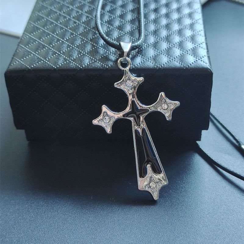 Trendy marke süße cool kreuz halskette, einfache personalisierte anhänger, sharp männlich weiblich paare, metall anhänger und_voghion.com