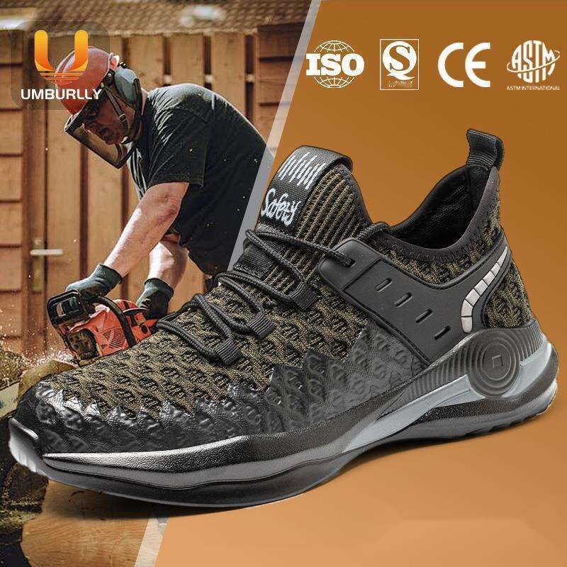 Leichte Arbeitsschutzschuhe für Männer, zertrümmernde und stichfeste Stahlkappen, Schutzsicherheitsschuhe für Männer_voghion.com