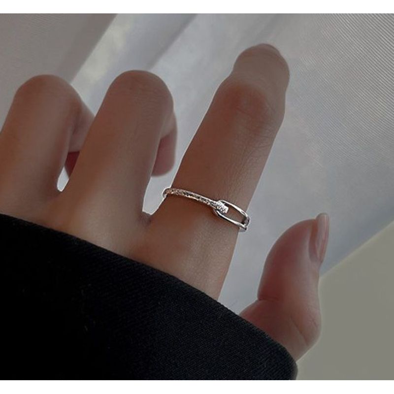 925 Sterling Silver Rupert's Tears Ring For Women, Ins Korean Version, Light Luxury, Simple Niche Design, High-end Feel,_voghion.com