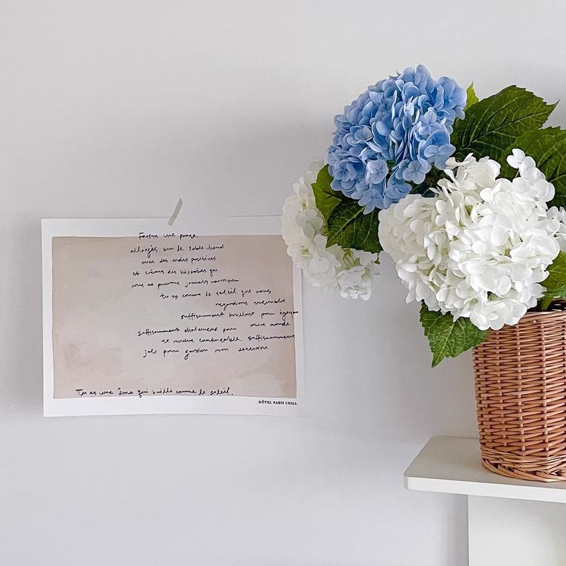 Hand Feel Artificial Flowers Art Home Decoration Arrangement Artificial Flowers Artificial Flowers Decoration High End Sense Of Lifelike Hydrangea_voghion.com