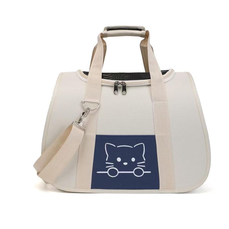 Carrier Portable Cat Handheld Large Capacity Anti-Stress Dog Bag Double Shoulder Crossbody Pet Backpack_voghion.com