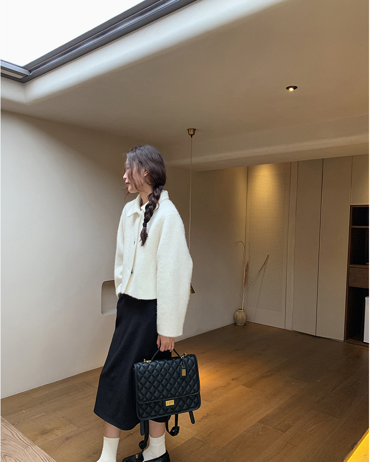 Ghana Preface Backpack Women's New High Capacity Commuting High end Feeling Foreign Small Fragrant Wind Lingcha Handbag_voghion.com