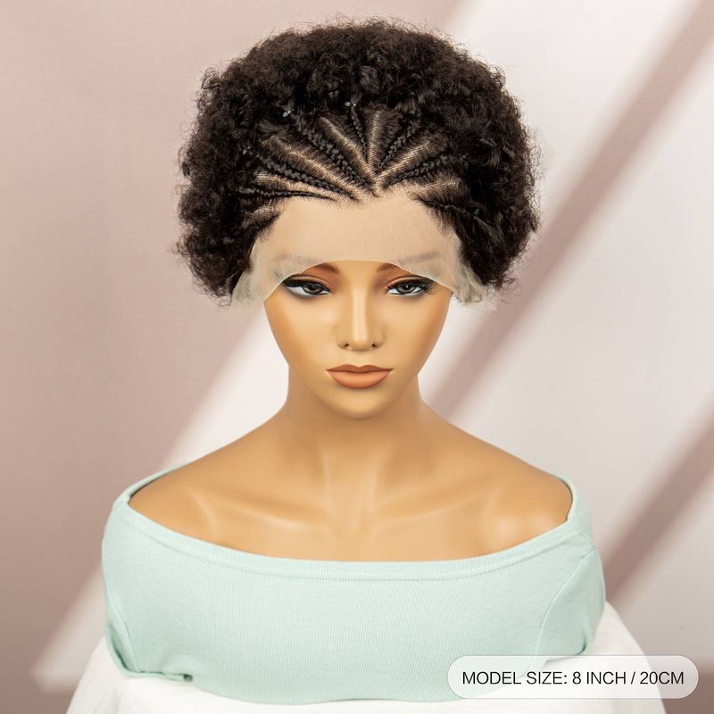 Mežģīnes īsti mati afro bize modes jauni īsi mati_voghion.com