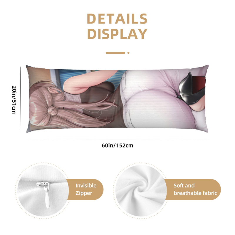 Equal Body Pillowcase, Removable Velvet Equal Body Pillowcase, (excluding Pillow Core)_voghion.com