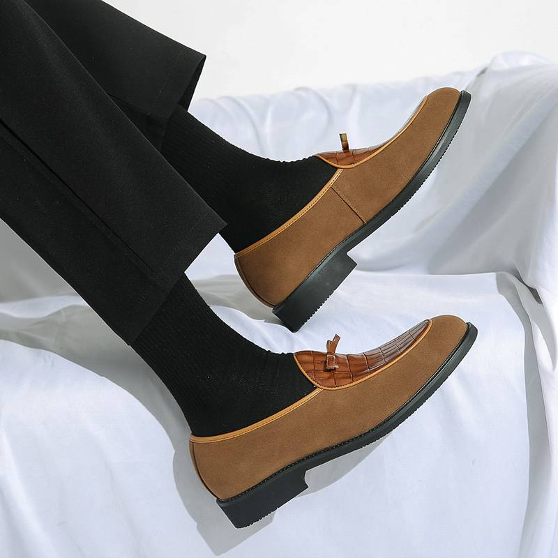 Herrenschuhe Casual Herren Loafer Atmungsaktive Büro Formelle Schuhe Herren Designer Slip On Driving Schuhe Plus Größe 38-46_voghion.com