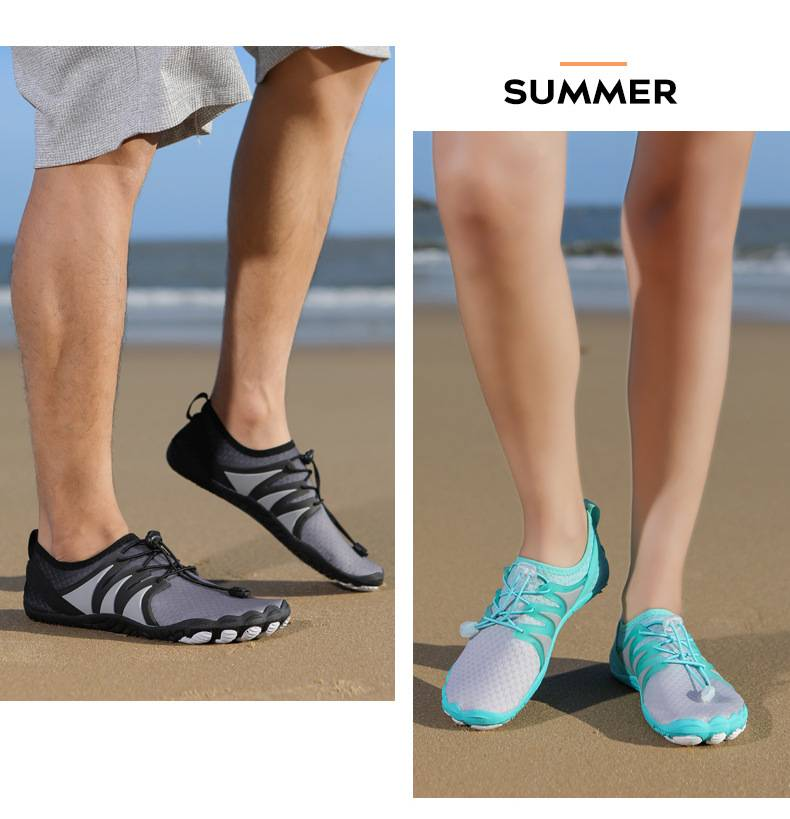 Breathable Quick-Dry Water Shoes – Lightweight Aqua Socks For Swimming, Yoga & Outdoor Adventures (Low-Cut, Stretch Fit, Unisex)_voghion.com