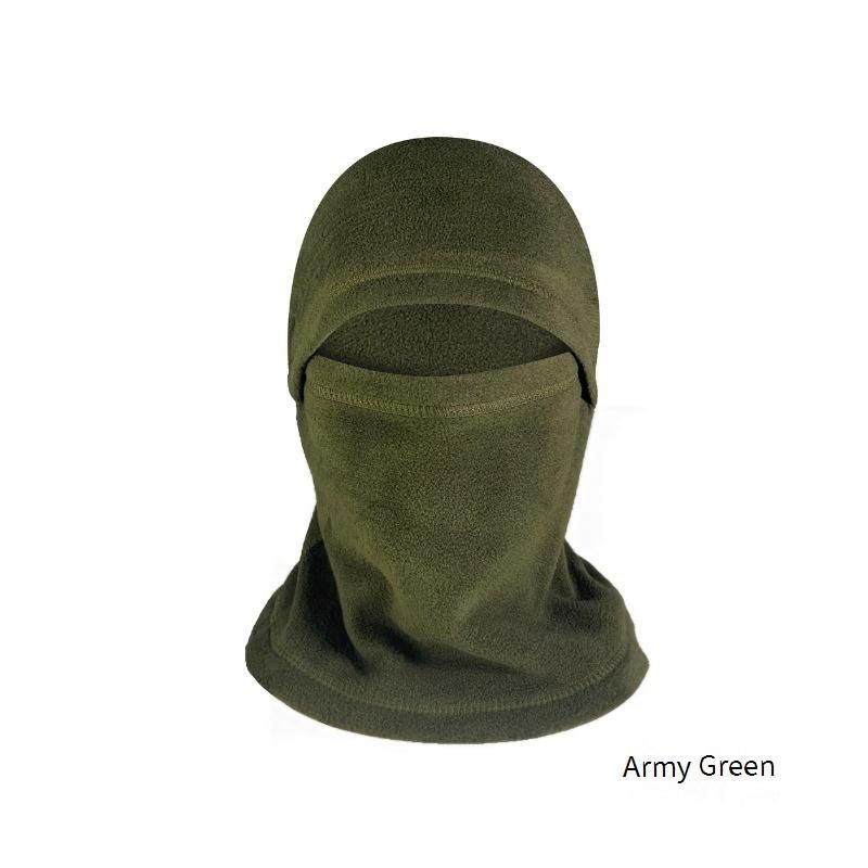 Pasamontañas de forro polar unisex de invierno: braga de cuello cortavientos para ciclismo, esquí y actividades al aire libre._voghion.com
