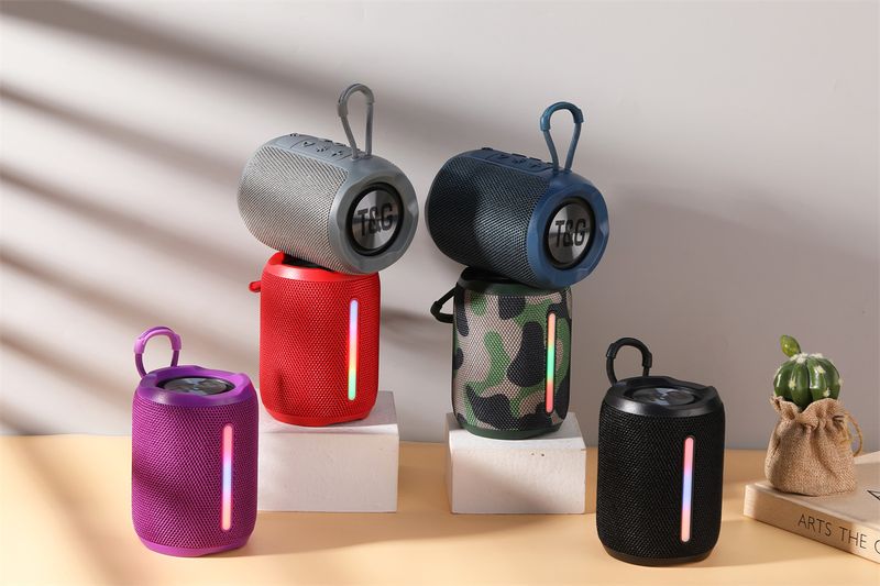 Gift TG679 Bluetooth Outdoor Wireless Card Insertion Portable TWS Bass Handheld Mini Speaker_voghion.com