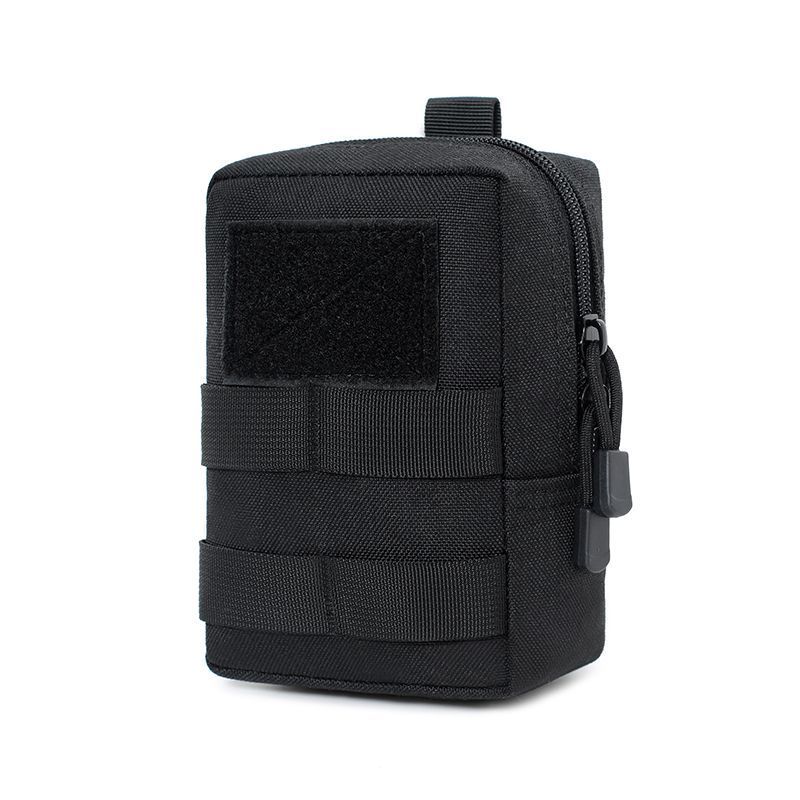 New Black Waterproof Molle Waist Mountaineering Running Fashion Design Multifunctional Tactical EDC Storage Bag_voghion.com