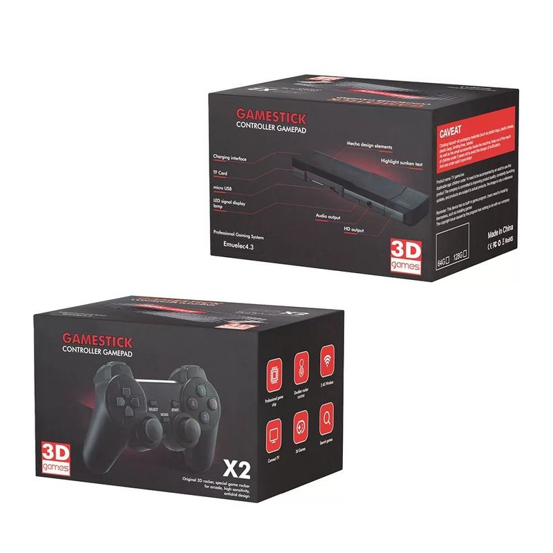 Caixa de controle sem fio X2 HD PS Arcade HDMI 4K Console de jogos domésticos_voghion.com