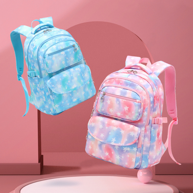 Rucksack für Mädchen, Grund- und Sekundarschüler, bedruckter wasserabweisender Rucksack, süße Lunchtasche_voghion.com