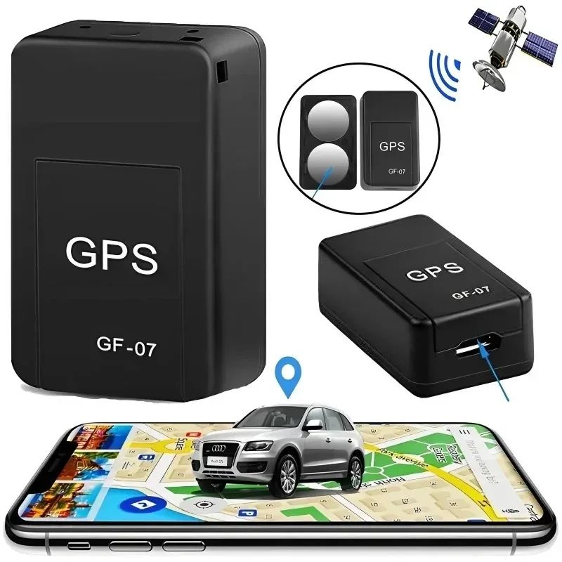 GF07 Magnetic Mini GPS Tracker Real-Time Vehicle Locator Car Pet Tracking Device Compact Portable GPS Locator Position APP_voghion.com