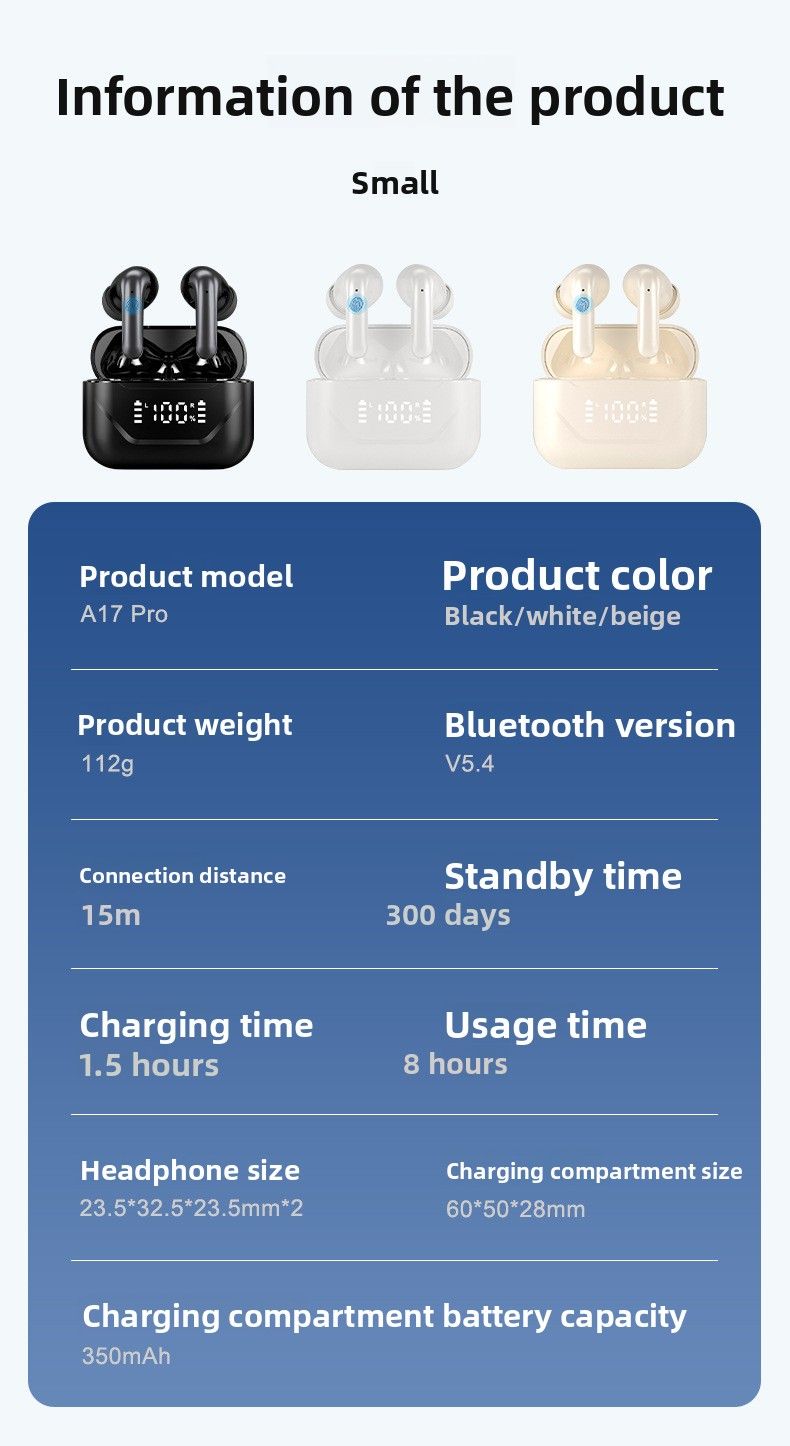 【Hohe Qualität】 Private Anc+Enc In-Ear TWS Dual-Mic Smart Noise Cancelling Kabellose Bluetooth-Kopfhörer Lange Akkulaufzeit Guter Klang_voghion.com