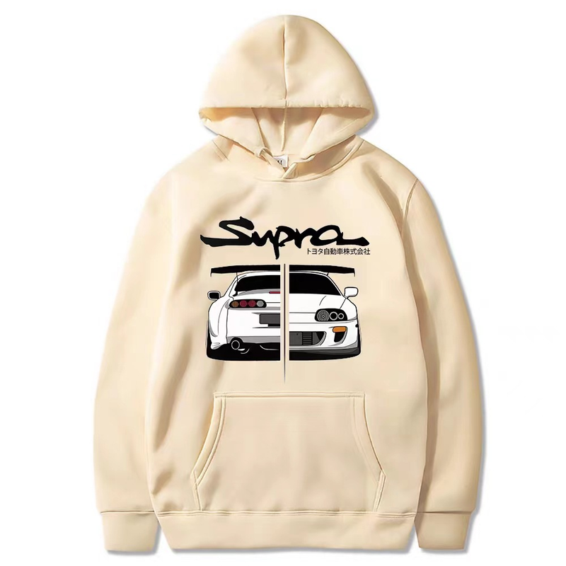 2023 New Cartoon Head Text D Cartoon Car Print Felpa con cappuccio High Street Fashion Brand Felpe da uomo e da donna_voghion.com