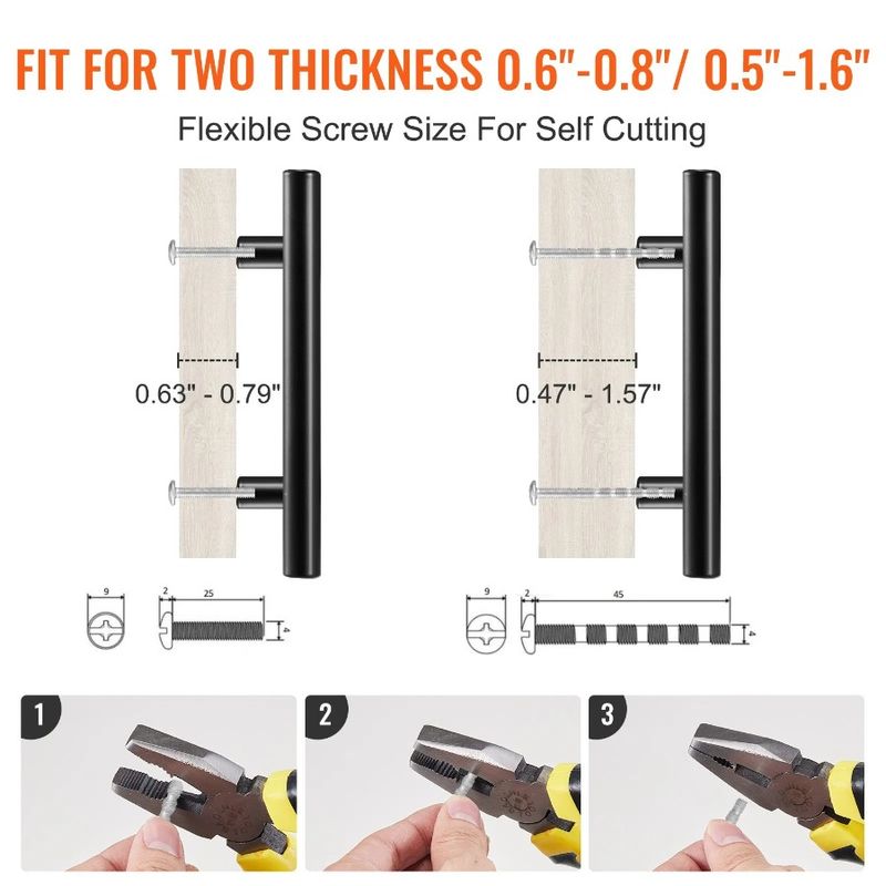 Maniglie per mobili da cucina, 76 mm, confezione da 30, centro 3 pollici, per mobili in acciaio inox, moderne, sottili, per ante e cassetti, centro cucina in acciaio._voghion.com