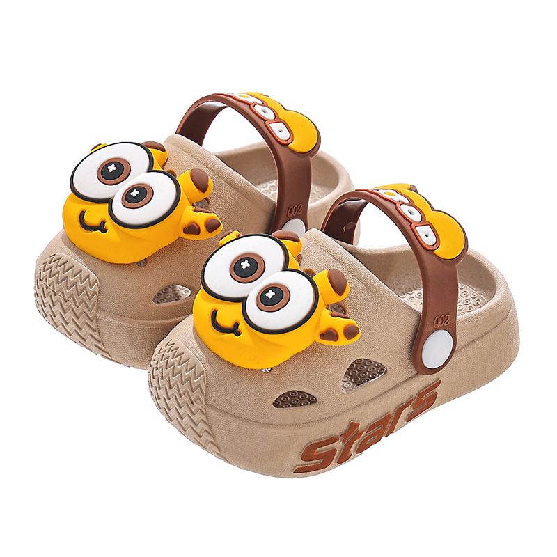 Pantofole estive per bambini, da bambina, da interno, con suola morbida e antiscivolo, con cartoni animati, carine e fresche, per ragazzi, da spiaggia, con fori._voghion.com
