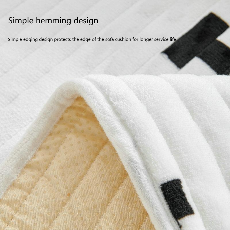 Sofa Cushions First Class Sofa Recliner Non Slip Cushion Plush Spring Autumn Winter Universal Single Seat Sofa Cover_voghion.com