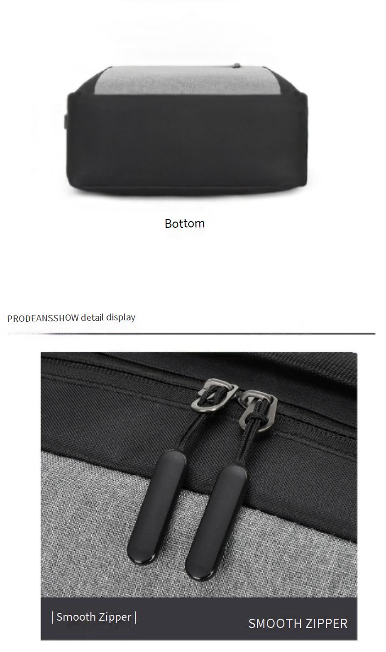 3-in-1-Rucksackset für Schule und Reisen, Rucksack mit großer Kapazität und USB-Ladefunktion, wasserabweisendes Oxford-Gewebe, Unisex-Business-Rucksack_voghion.com