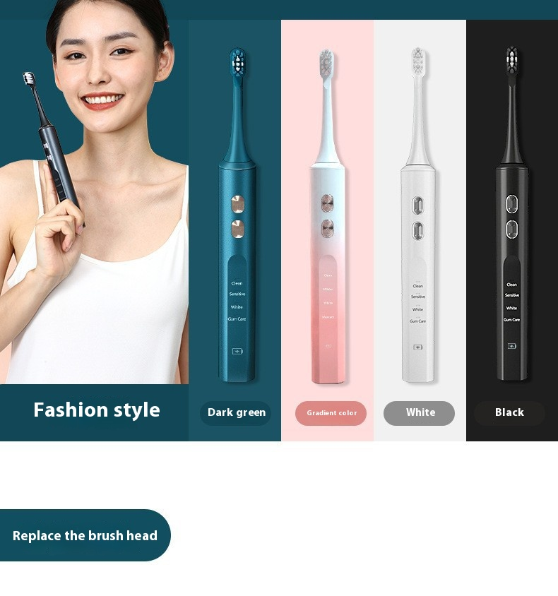 Smart UV Sanitizing Electric Toothbrush – 4 Modes, Magnetic Levitation Motor, 40,000 RPM, IPX7 Waterproof, Wireless Charging_voghion.com