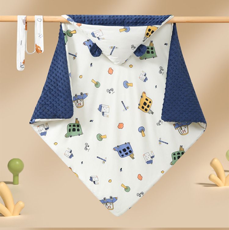 Copertina per neonati in puro cotone, stile autunnale e invernale, fasciatoio per sala parto, copertina avvolgente in velluto di fagioli_voghion.com
