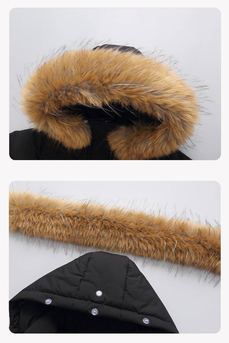 Winter Kids Down Jacket Set - Warm Hooded Snowsuit For Toddlers 1-3 Years, 80-100cm, Soft Duck Feather, Zipper Closure, Unisex_voghion.com