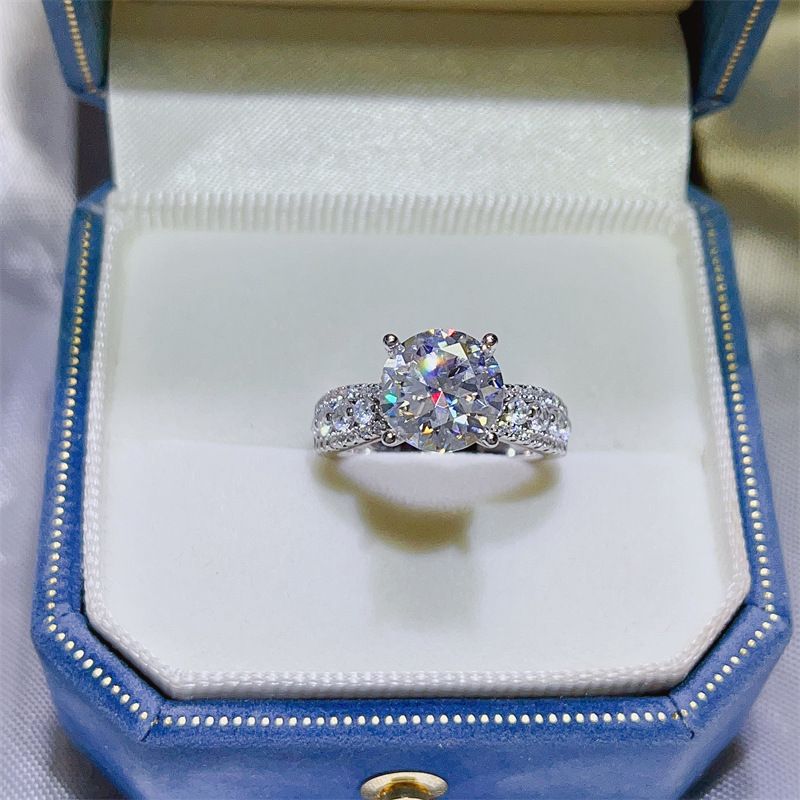 Weiß Moissanite 3 Karat Für Frauen D Ring Farbe Pass Test Diamant Stift_voghion.com