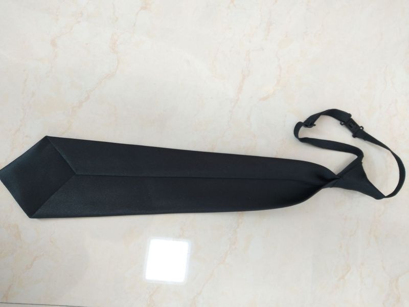 45cm Men's Tie Graduation Bachelor's Robe Photo Team Security Elastic Band Lazy Polyester Silk_voghion.com