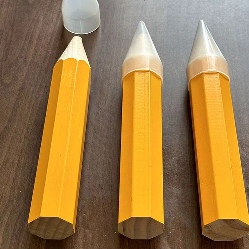Lápiz gigante de madera QL - Dureza HB, regalo creativo y artesanía decorativa, madera de pino de primera calidad, herramienta de escritura divertida y única para niños y adultos._voghion.com
