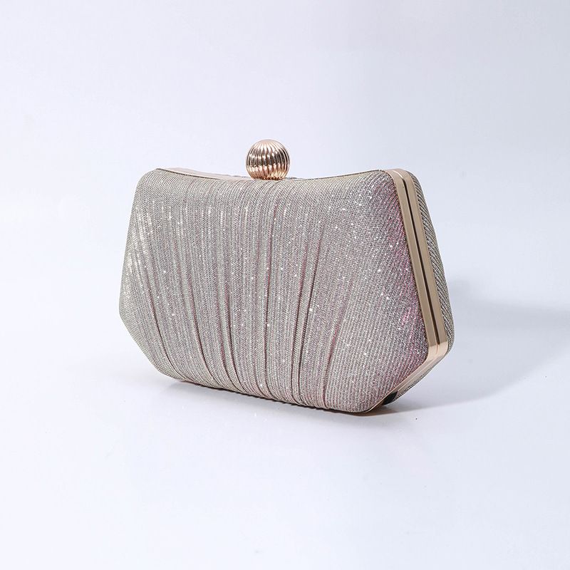 Borsa da sera autunnale e invernale, borsa a tracolla, borsa a mano plissettata, portafoglio, temperamento, borsa quadrata da damigella d'onore_voghion.com