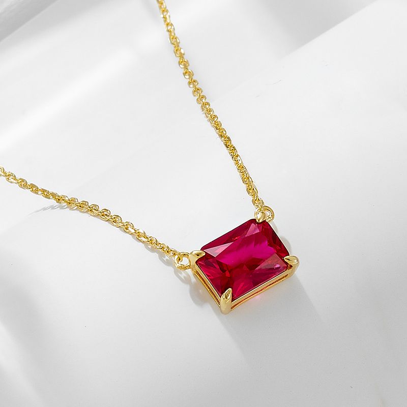 Collana in argento sterling con ciondolo lungo in zirconia cubica in stile minimalista per donna, leggera, alla moda, versatile e di alta qualità._voghion.com