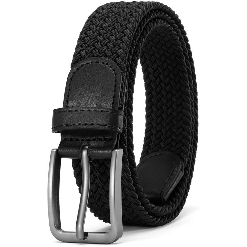 HOT 130CM Men's Elastic Unisex Casual Woven Belts for Outdoor Rock Climbing Training Work Women'S Paired with Jeans Belt_voghion.com