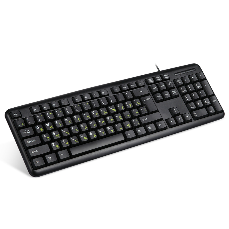 language Wired Office Russian Keyboard USB Computer Accessories_voghion.com