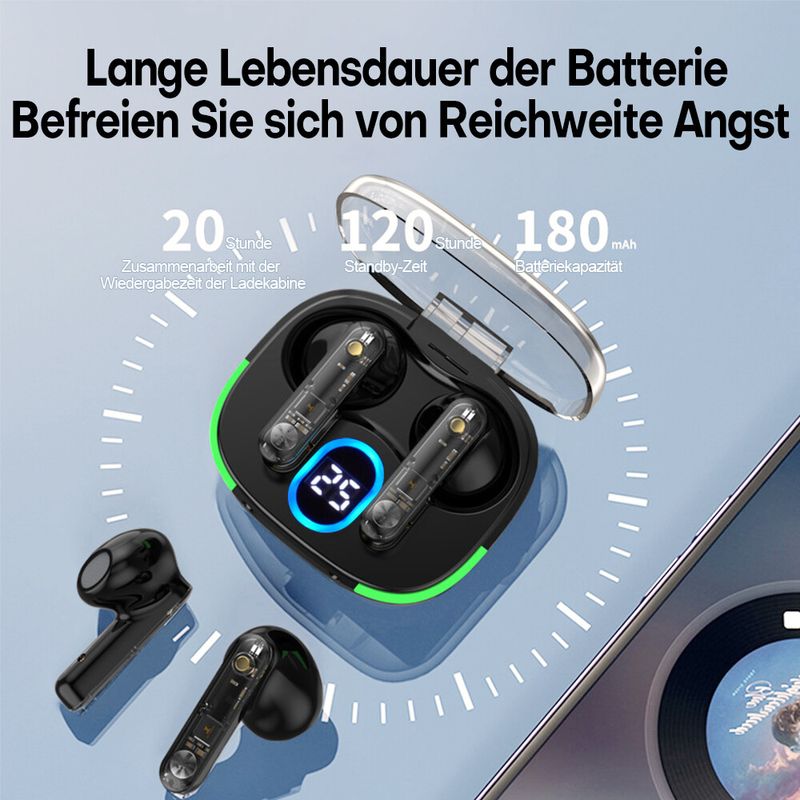 TWS-oortelefoons Sport Draadloze Bluetooth 5.3-oordopjes Hoofdtelefoon Headset In-ear_voghion.com