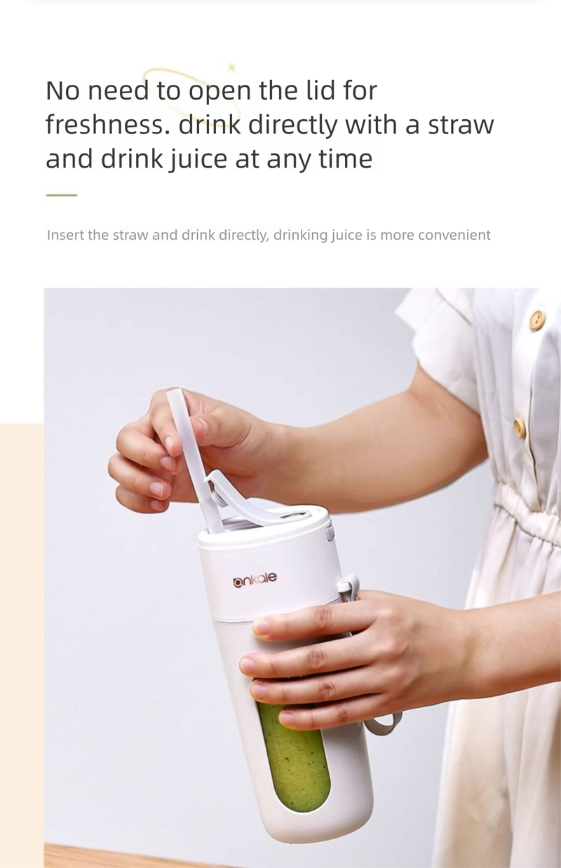Ankale Small Portable Household Multifunctional Mini Electric Juice Cup Fruit Juicer_voghion.com