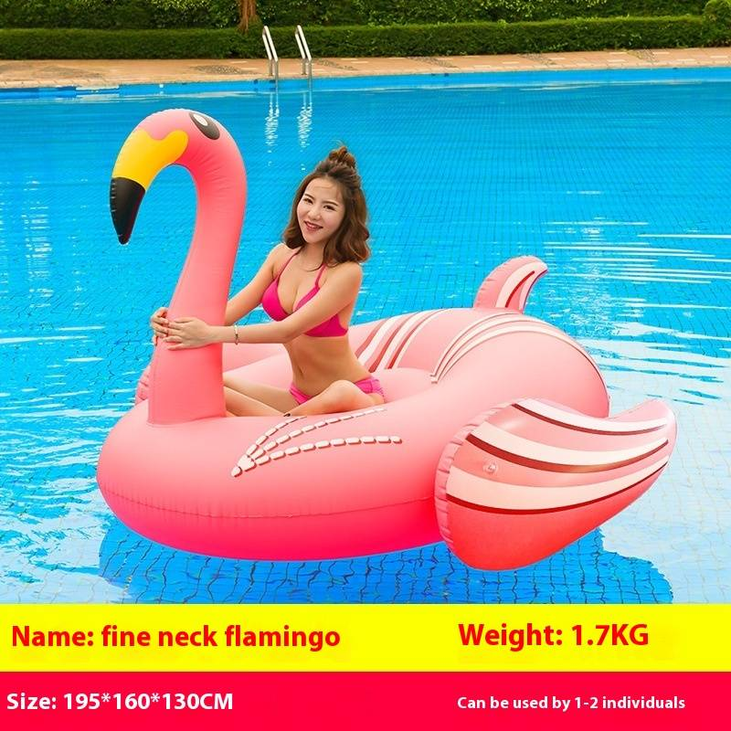 Animal Inflatable Air Cushion Floating Raft Reclining Chair Bed On Water Adult And Children Flamingo_voghion.com