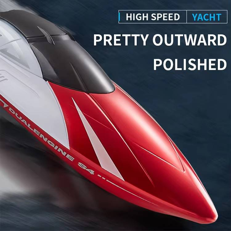 2.4G RC S4 High-Speed Rechargeable Speedboat - Waterproof Kids' Boat Toy_voghion.com