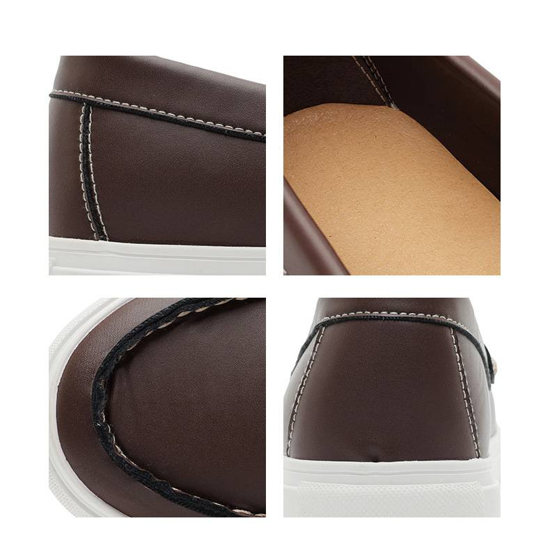 Sommer-Loafer, britische Freizeitschuhe, Herren-Lederschuhe, Bean-Schuhe, Schnürschuhe, im Internet bekannte und beliebte Herrenschuhe_voghion.com