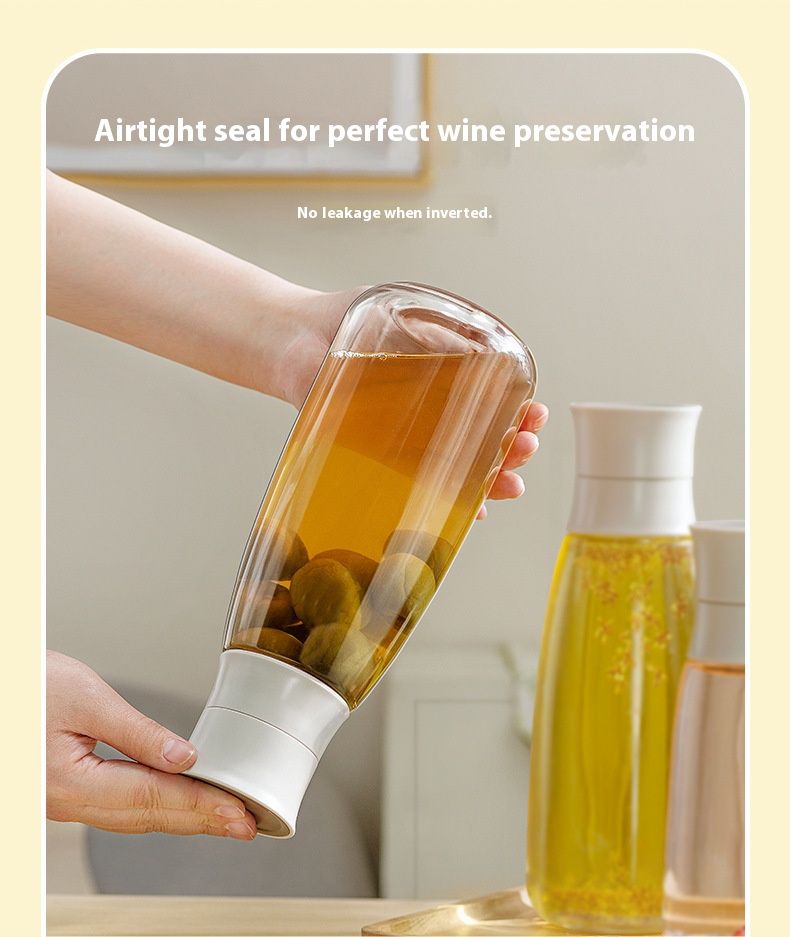 Glass Liquor Bottle – Modern & Minimalist Design For Wine, Whiskey & DIY Drinks (500ml/1000ml, White/Green)_voghion.com