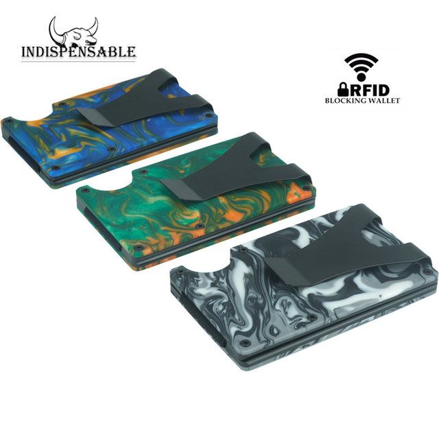 Card Holder Aluminium Case And Money Anti Theft RFID Designer Luxury For Men Porta Credencial Tarjetero Wallet Male Slim Case_voghion.com