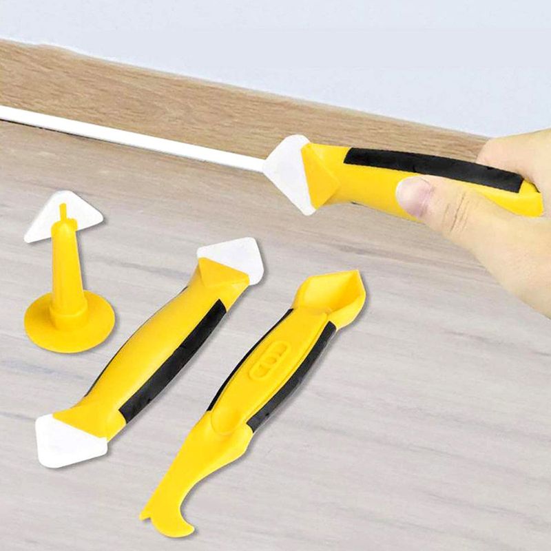 8-Piece Grout Tool Kit With Silicone Caulking Scraper & Floor Tile Spatula For Kitchen, Bathroom & Sink – Professional DIY Grouting Tools_voghion.com