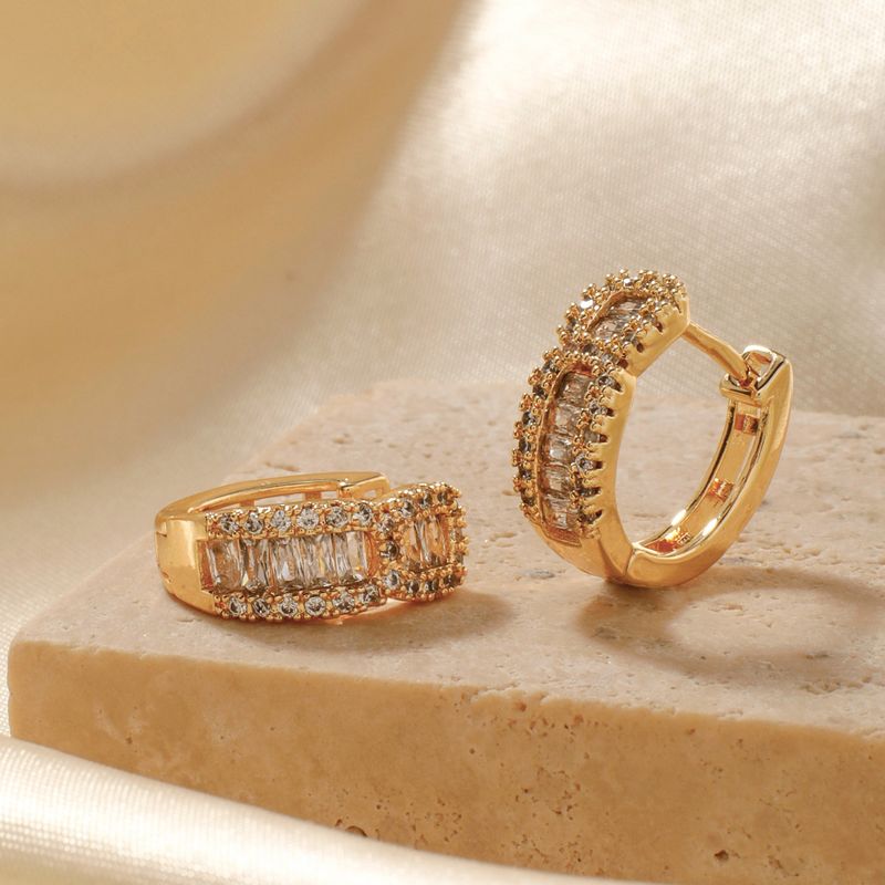 Boucles d'oreilles pendantes haut de gamme, petit groupe de boucles d'oreilles à clip colorées pour femmes, style rétro, boucles d'oreilles rondes à la mode, bijoux d'oreilles_voghion.com