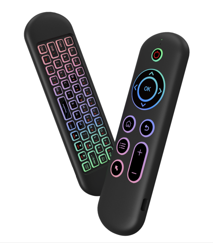Tastatur passer til Bluetooth Flymouse fjernkontroll datamaskin-TV mini trådløs mus_voghion.com
